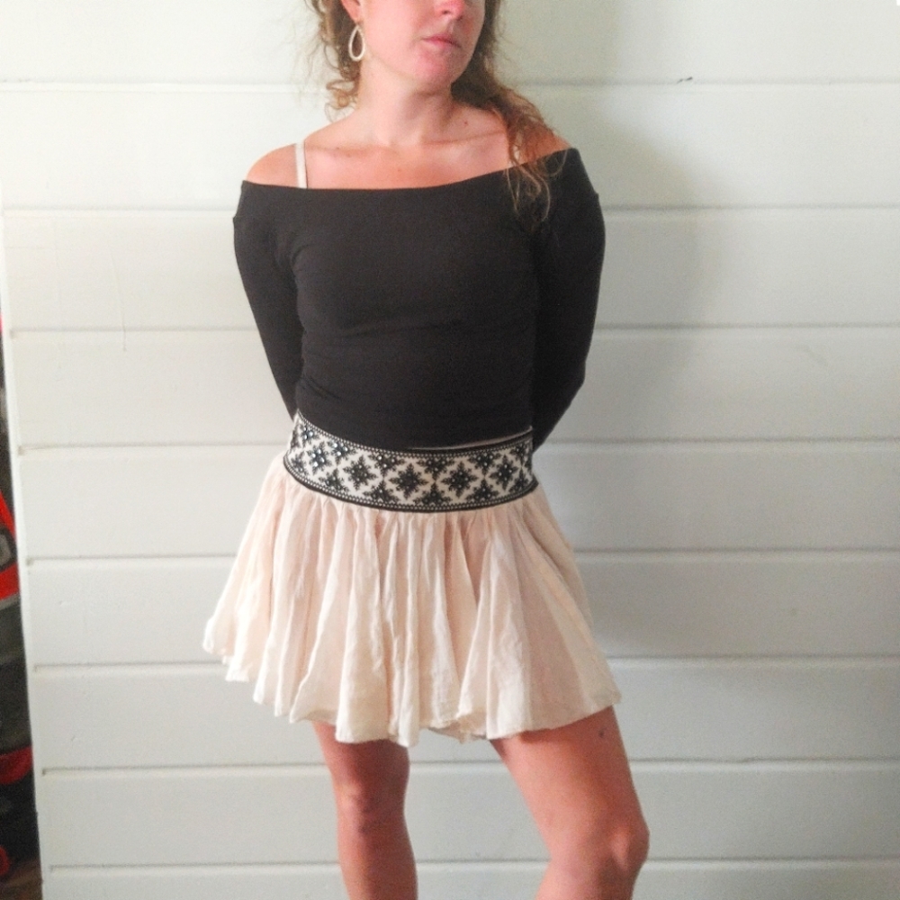 Free People mini skirt